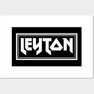 IRON TEXT || LEYTON WHITE BOX Posters and Art